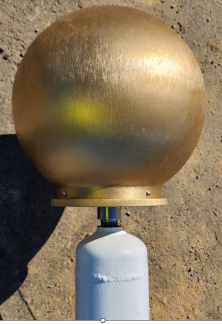 Internal Halyard 18 Inch Ball / Truck Assembly - Cable