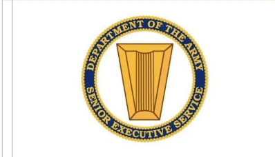 US Army Senior Executive Service Flag with pole sleeve
