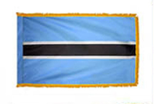Botswana Fringed Lobby Flag