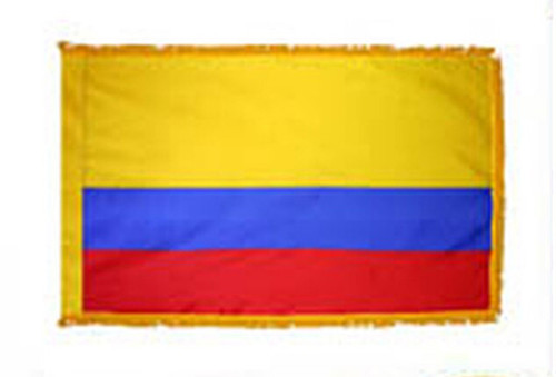 Colombia Fringed Lobby Flag