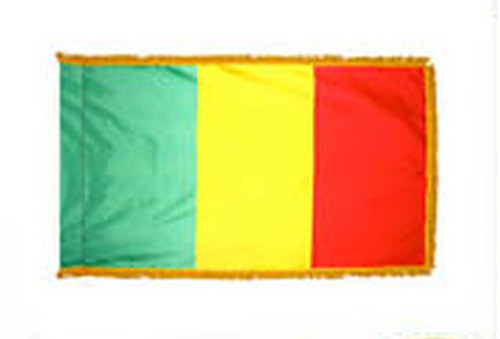 Mali Fringed Lobby Flag