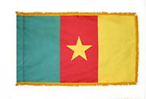 Cameroon Fringed Lobby Flag