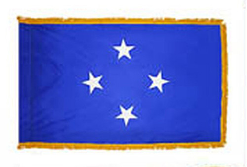 Micronesia Fringed Lobby Flag