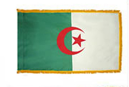 Algeria Fringed Lobby Flag