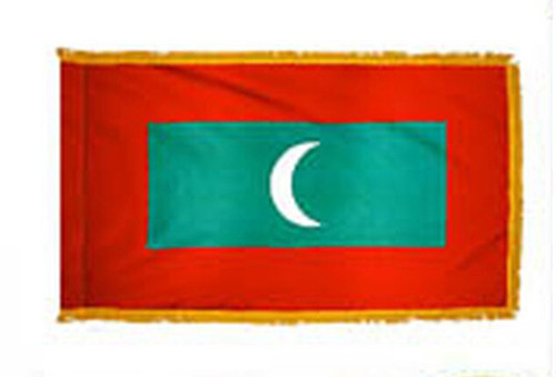 Maldives Fringed Lobby Flag