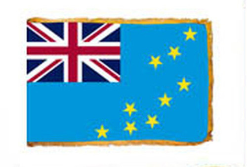 Tuvalu Fringed Lobby Flag