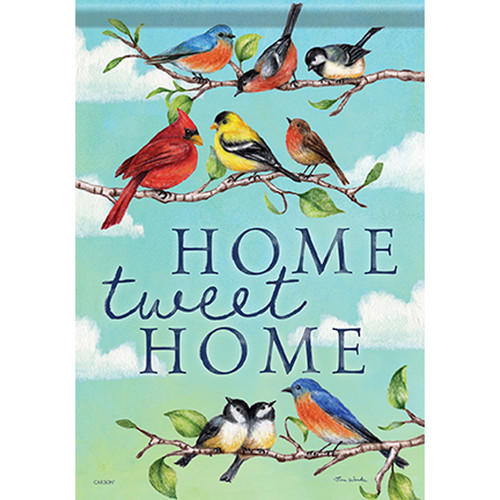 Birds On Branches Dura Soft™ Garden Flag