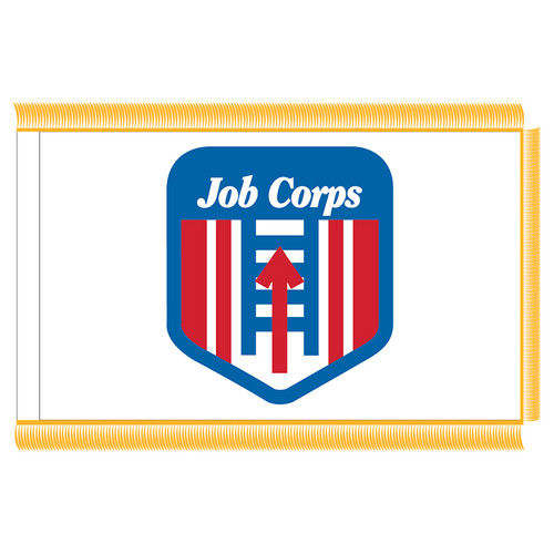 U.S. Job Corps Fringed Flag