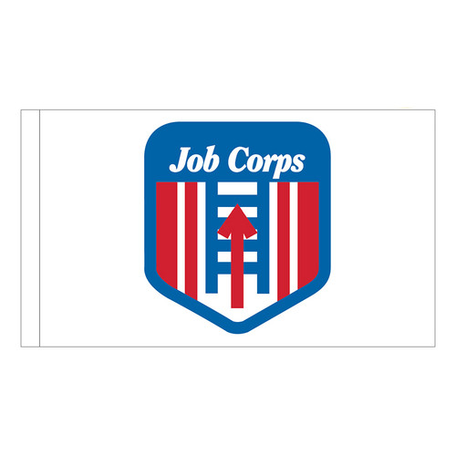 U.S. Job Corps Flag with pole sleeve