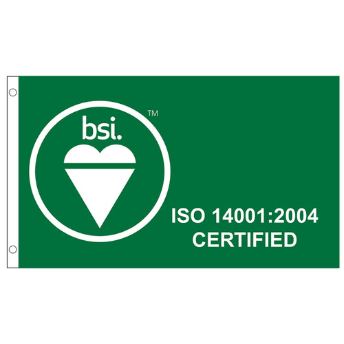 BSI ISO 14001:2004 Flag