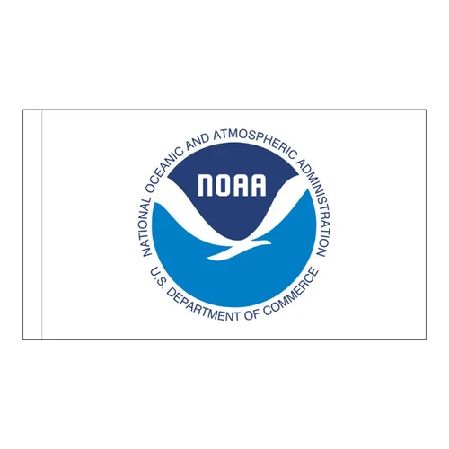National Oceanic and Atmospheric Administration Flag (marketing logo) with pole sleeve