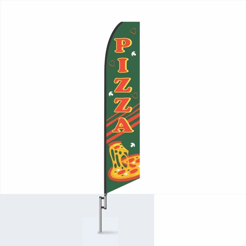 Pizza Feather Flag