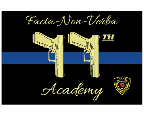 Springfield MO PD 12x18 Inch Custom Guidon