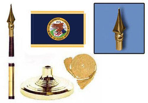 United States Bureau of Indian Affairs lobby set