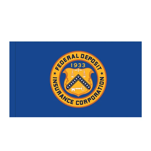 Federal Deposit Insurance Corporation (FDIC) Flag with pole sleeve
