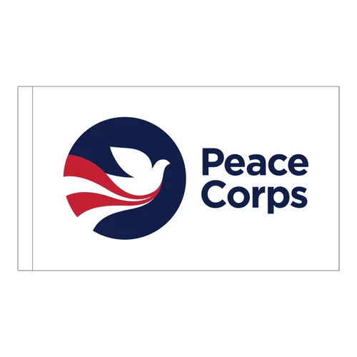 U.S. Peace Corps Flag with pole sleeve