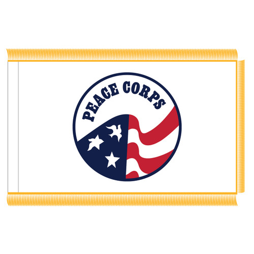 U.S. Peace Corps Fringed Flag (pre-2016)