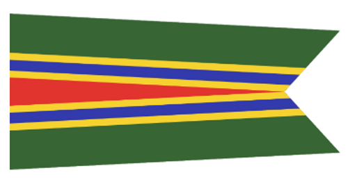 U.S. Navy Meritorious Unit Commendation Pennant ( Size 3 )