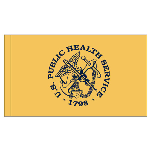 U.S. Public Health Service Flag with pole sleeve