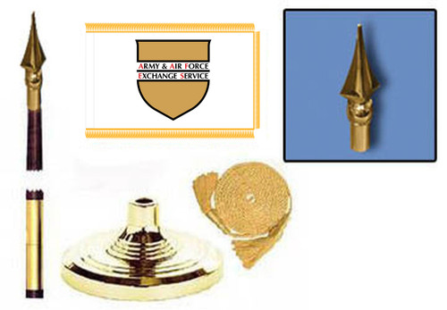 Army & Air Force Exchange Service fringed lobby set