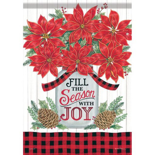 Fill Seasons With Joy DuraSoft House Flag