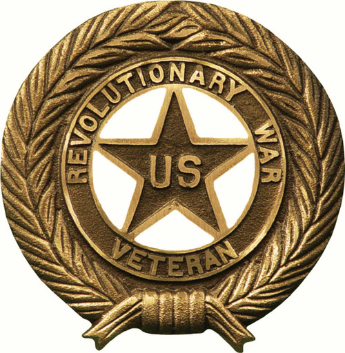 Bronze Revolutionary War Grave Marker