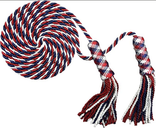 Red White Blue Cord & Tassel