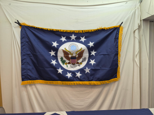 United States Embroidered Embassy Fringed Flag
