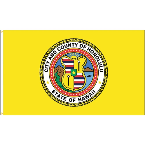 City of Honolulu, Hawaii Flag