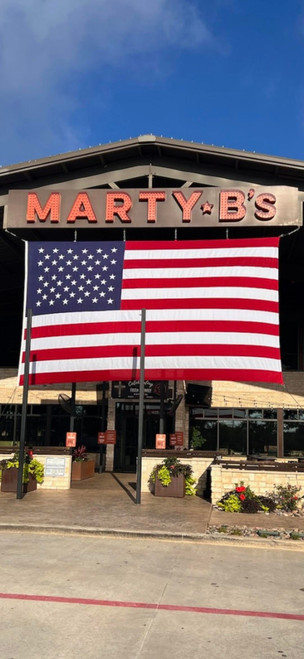 Hanger / Warehouse 15x25 Ft USA Polyester Flag added D Rings Custom