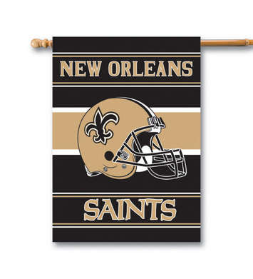 NFL, Wall Decor, New Orleans Saints Car Flag Nfl