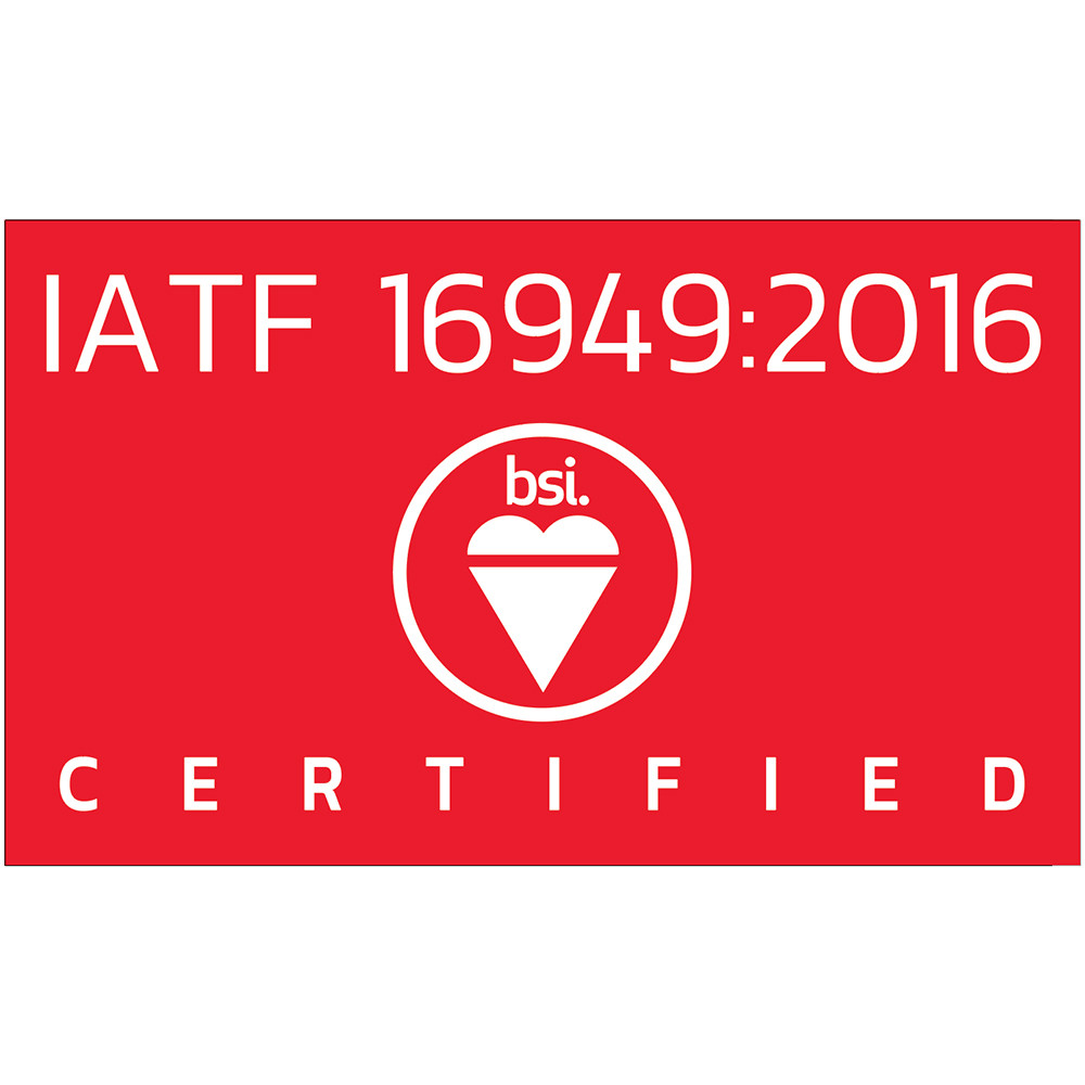 BSI IATF 16949:2016 Certified Flag