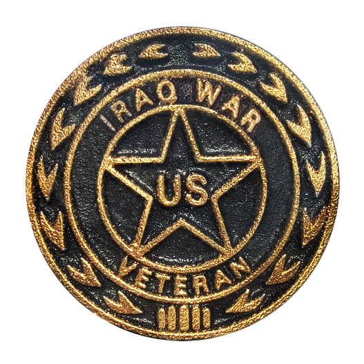 Iraq War 3 Inch Bronze Medallion