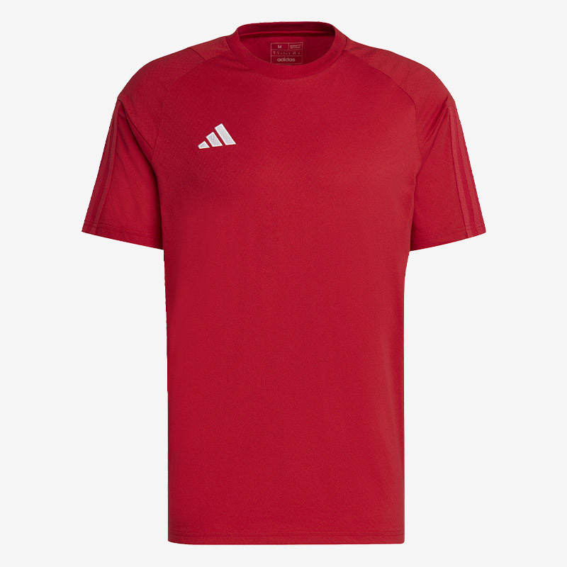 red adidas t shirt mens