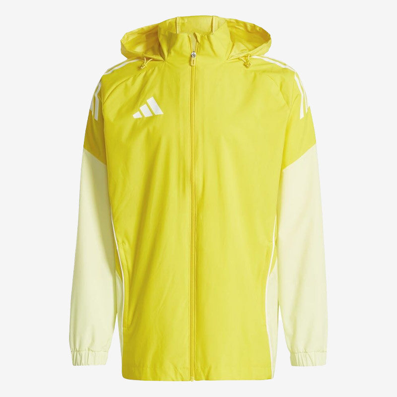 Lightweight Jackets Adidas Yellow And White Windbreaker Jacket