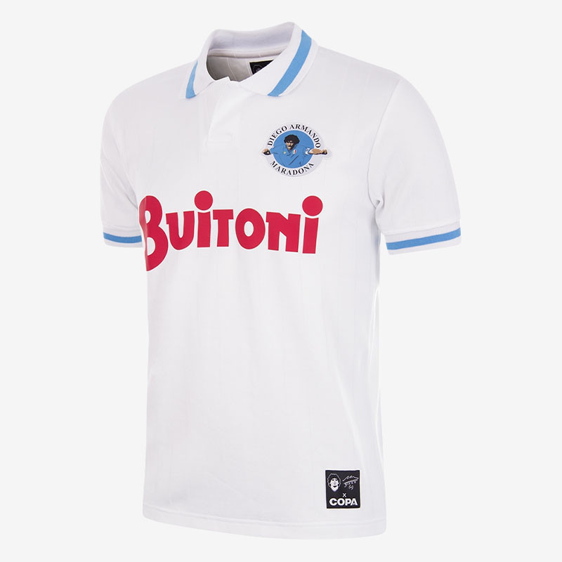 Maradona x COPA Napoli 1986-87 Away Retro Football Shirt | FN Teamwear