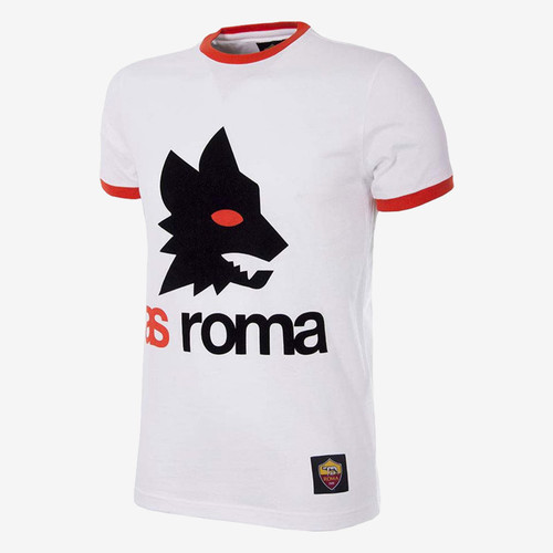 COPA A.S Roma Retro Logo T-Shirt