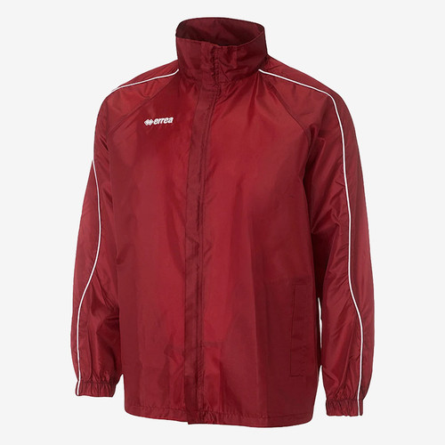 Errea Basic Rain Jacket - Red (Clearance)