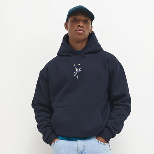 Overhead Kick Adults Hoodie - Navy