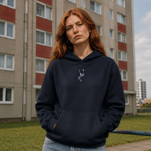 Overhead Kick Adults Hoodie - Navy