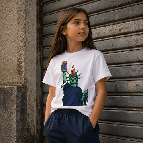 Liberty Kids Tee - White