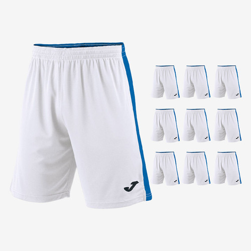 Joma Tokio II Shorts - White/Royal - Bundle of 10 (Clearance)