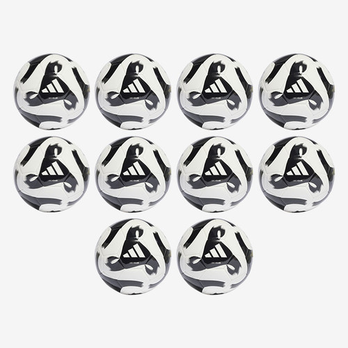 adidas Tiro Club Training Ball - White/Black (Bundle of 10)