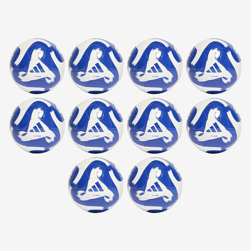 adidas Tiro Club Training Ball - White/Team Royal Blue (Bundle of 10)