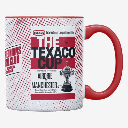 Airdrieonians Texaco Cup Mug