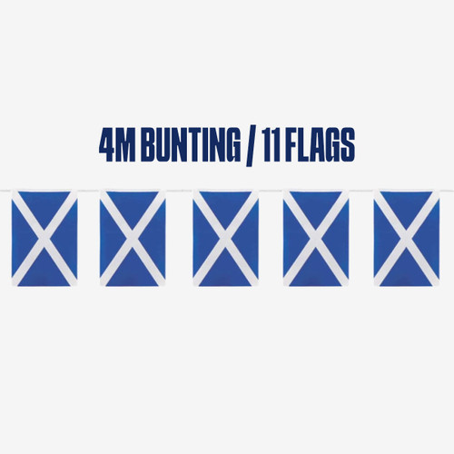 Scotland Bunting 4m with 11 flags