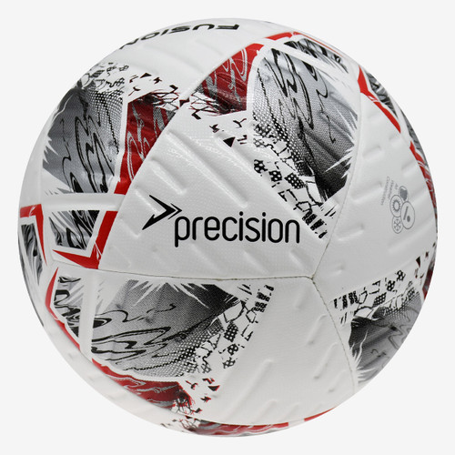 Precision Fusion+ FIFA Basic Training Ball - Red/White (Bundle of 10)