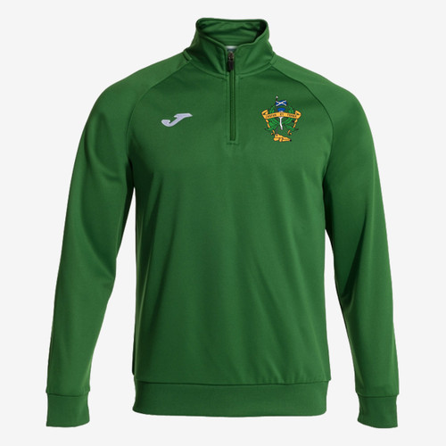 Boroughmuir High School 1/4 Zip Sweatshirt (Green)