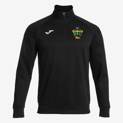Boroughmuir High School Junior 1/4 Zip Sweatshirt (Black)