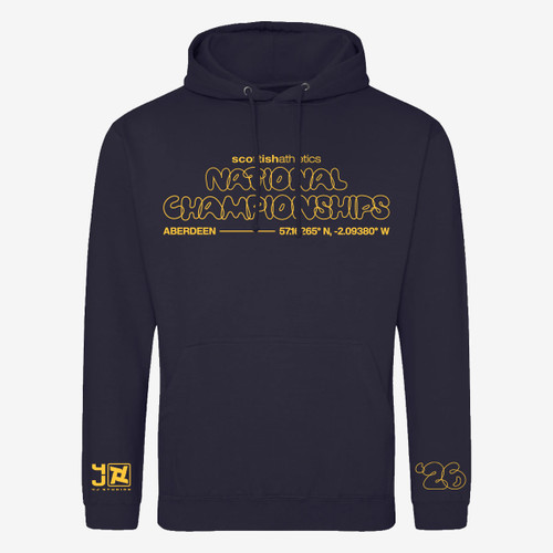 Scottish Athletics National Championships Adults Hoodie (4 Colours) - ABERDEEN